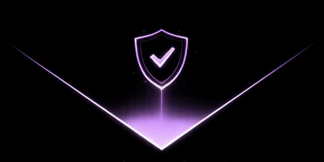 Abstract 3D crystalline geometric structure representing blockchain security